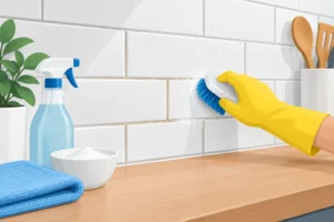 How to Clean Grease From Kitchen Grout Safely